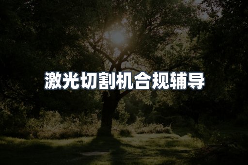 激光切割机合规辅导